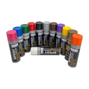 Sprayfarben-Set 12 Farben je 200 ml. Schnelltrocknende Graffiti-Farben