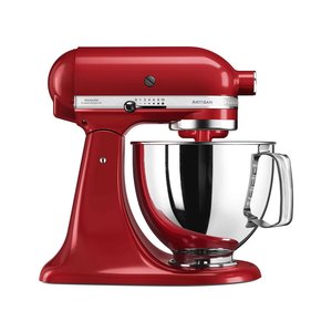 KitchenAid Küchenmaschine Artisan 5KSM125EER, 300 W, 4,8 l Schüssel, Farbe: Empire Rot