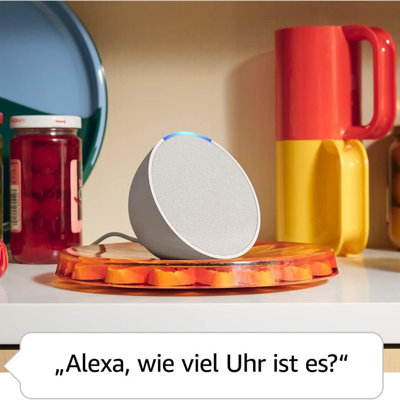 Echo Pop | Kompakter und smarter Bluetooth-Lautsprecher mit vollem Klang und Alexa | Lavendel