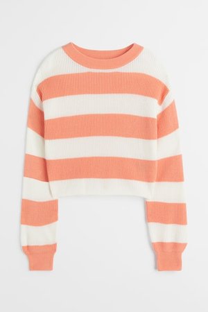 Oversized Pullover - Orange - Kinder