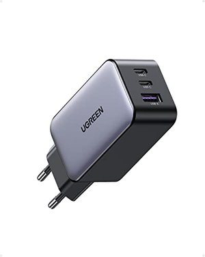 65W USB-C SchnellLadegerät, 2x USB-C und 1x USB-A