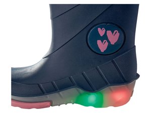 Lupilu Mädchen Regenstiefel mit Blink-Effekt (Gr. 24/25 bis 30/31)