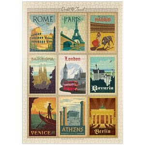 MyPuzzle Europe Travel 1000 Teile