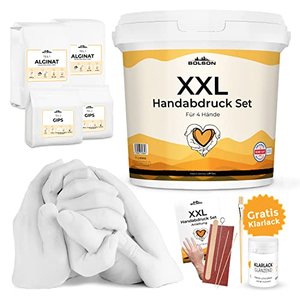 Bolson 3D XXL Handabdruck Set für Paare, Familie & Freunde