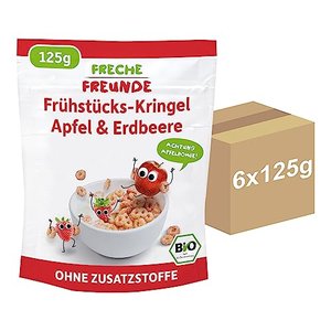 Freche Freunde Bio Frühstücks-Kringel Apfel & Erdbeere