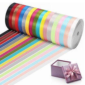 Polyester Satinband 18 Farben 10 mm x 22 m
