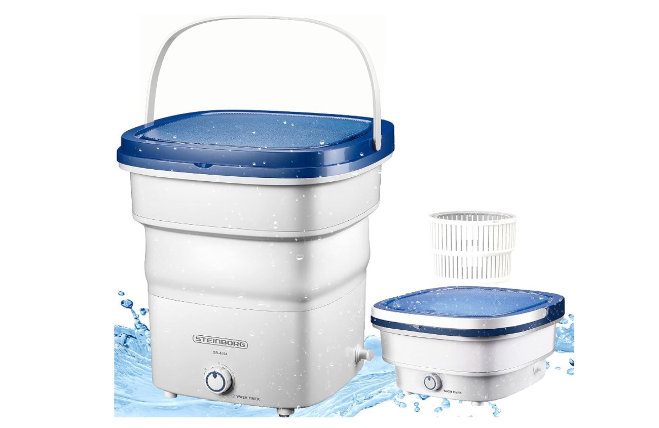 Faltbare Mini-Waschmaschine