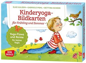 Kinderyoga-Bildkarten für Frühling und Sommer: Yogaflows und Reime für kleine Yoginis.