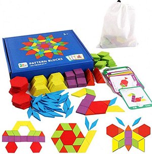 Tangram Kinder Geometrische Formen Holz-Puzzles