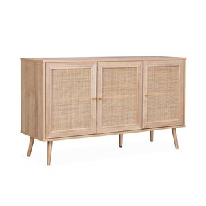 Sideboard mit Rattangeflecht