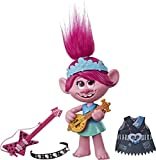 Hasbro DreamWorks Trolls Pop & Rock Poppy, singende Puppe mit 2 verschiedenen Looks und Sounds, sing