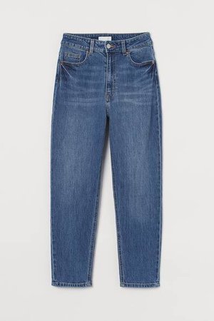 Slim Mom High Ankle Jeans