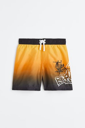 Badeshorts - Orange