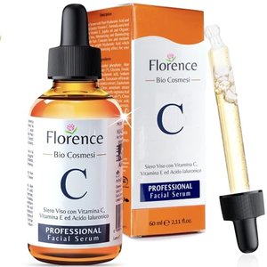 Bio Hyaluron Serum mit Vitamin C & E von Florence Organics