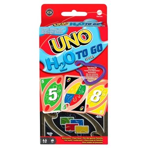 Mattel Games P1703 - UNO H2O, wasserfeste Karten mit Ring