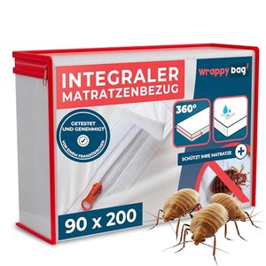 Wrappybag Matratzenhülle Anti-Bettwanzen & Milben