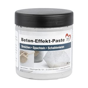 Ideen mit Herz Beton-Effekt-Paste