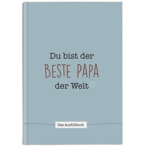 CUPCAKES & KISSES® Papa Buch zum Ausfüllen I Vatertagsgeschenk I Geschenkidee für deinen Papa I Vate