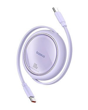 Baseus einziehbares USB-C-Schnellladekabel (100 Watt)