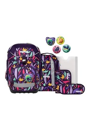 ergobag pack Set ergonomischer Schulrucksack Flexibel 6-teilig Set 1. Klasse Grundschule für Mädchen