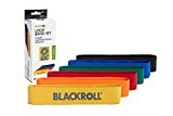BLACKROLL Loop Band - Fitnessband mit 6 Dehnbarkeiten in gelb, orange, rot, grün, blau und schwarz