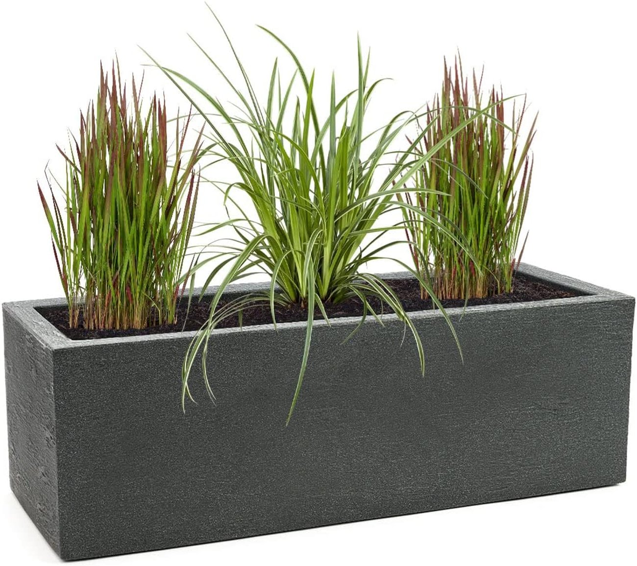 Pflanzwerk Pflanzkübel TUB Anthrazit 27x80x30cm XXL