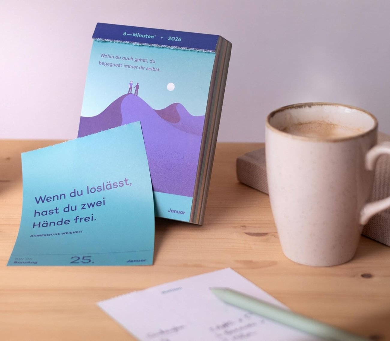 6-Minuten Abreißkalender 2026