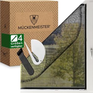 zuschneidbares MÜCKENMEISTER Fliegengitter Fenster aus Glasfaser
