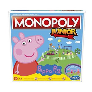 Monopoly Junior: Peppa Pig Edition, Brettspiel für 2 – 4 Spieler