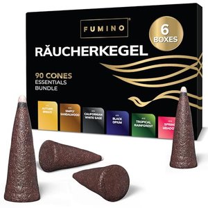 Fumino Räucherkegel-Set Essentiell Multipack