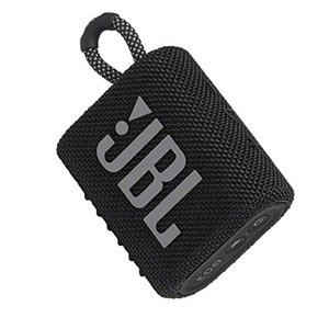 JBL GO 3 kleine Bluetooth Box in Schwarz – Wasserfester, tragbarer Lautsprecher