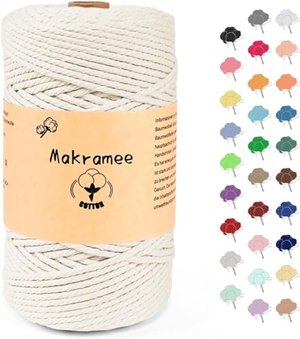 3mm x 200m Makramee Garn