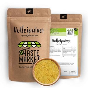 1 kg Volleipulver | Rührei Kochen Backen | Ei Ersatz | Sprühgetrocknet | Vollei | TASTE MARKET |