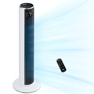 Levoit 20 dB sehr leiser Turmventilator mit Fernbedienung, 7,9 m/s Ventilator mit Kühlung