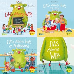 Maxi-Pixi-4er-Set 114: Gemeinsam stark mit dem kleinen WIR (4x1 Exemplar): 4 Minibücher für Kinder a