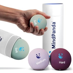 MindPanda 3x Stärkender Gel Stressball Setz | Anti Stress Bälle Mit Verschiedenen Stärken Und Größen