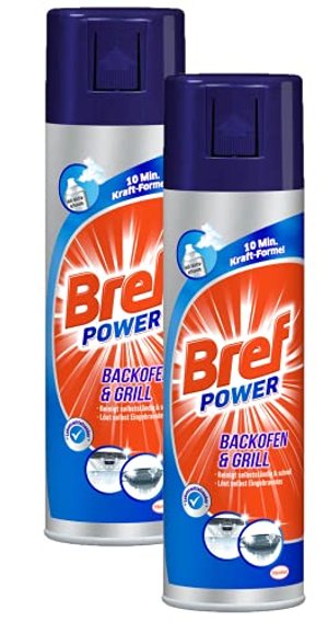 Sidol Bref Power Backofen & Grill Reiniger 500ml-10 min. Kraft-Formel (2er Pack)