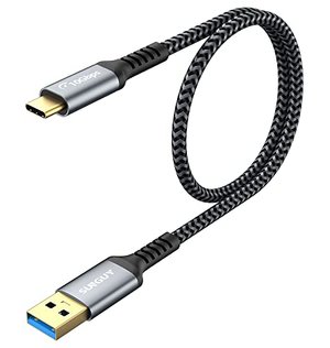 USB C 3.1 Gen 2 Kabel, 0.5m USB A auf C - Schnellladung & 10Gbps Datenübertragung