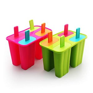 DEHUB Eisformen Silikon, Popsicle Formen Set,BPA Frei EIS am stiel Formen FDA-Zertifiziert Lebensmit