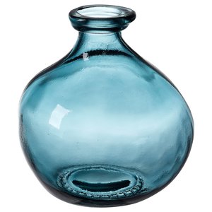 MYRMOSAIK Vase - blau 18 cm