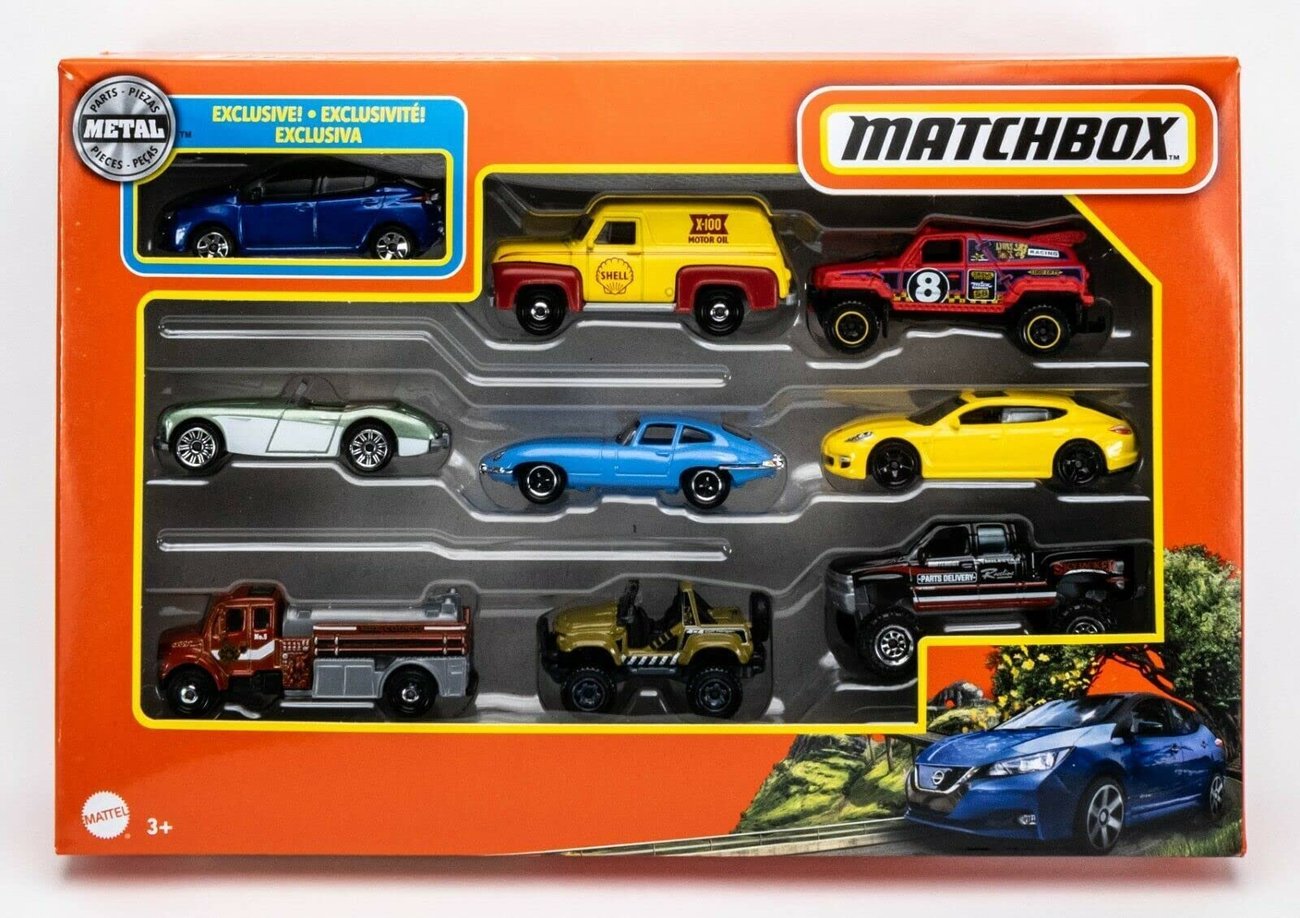 Matchbox Geschenkset mit 9 Autos