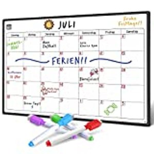 Magnetisches Whiteboard und Kühlschrank-Kalender