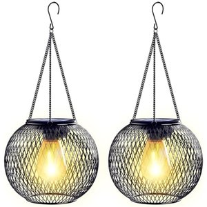 Solarlampen für Außen, 2 Stück