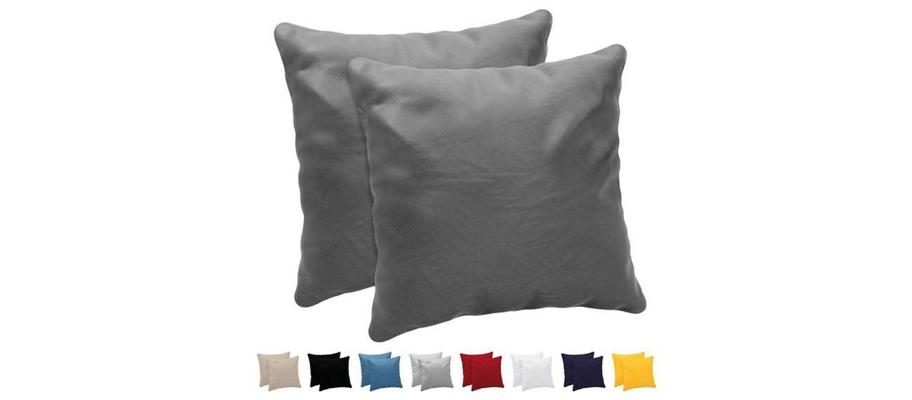 Dreamzie Kissenbezug 30x30 (Set mit 2) - 100% Jersey Baumwolle 150 g/qm