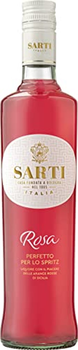 Sarti Rosa - Premium Frucht-Likör - als Spritz, fruchtig-lieblicher Aperitif aus Italien mit Blutora