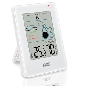 ADE Digitales Hygrometer innen mit Schimmelalarm