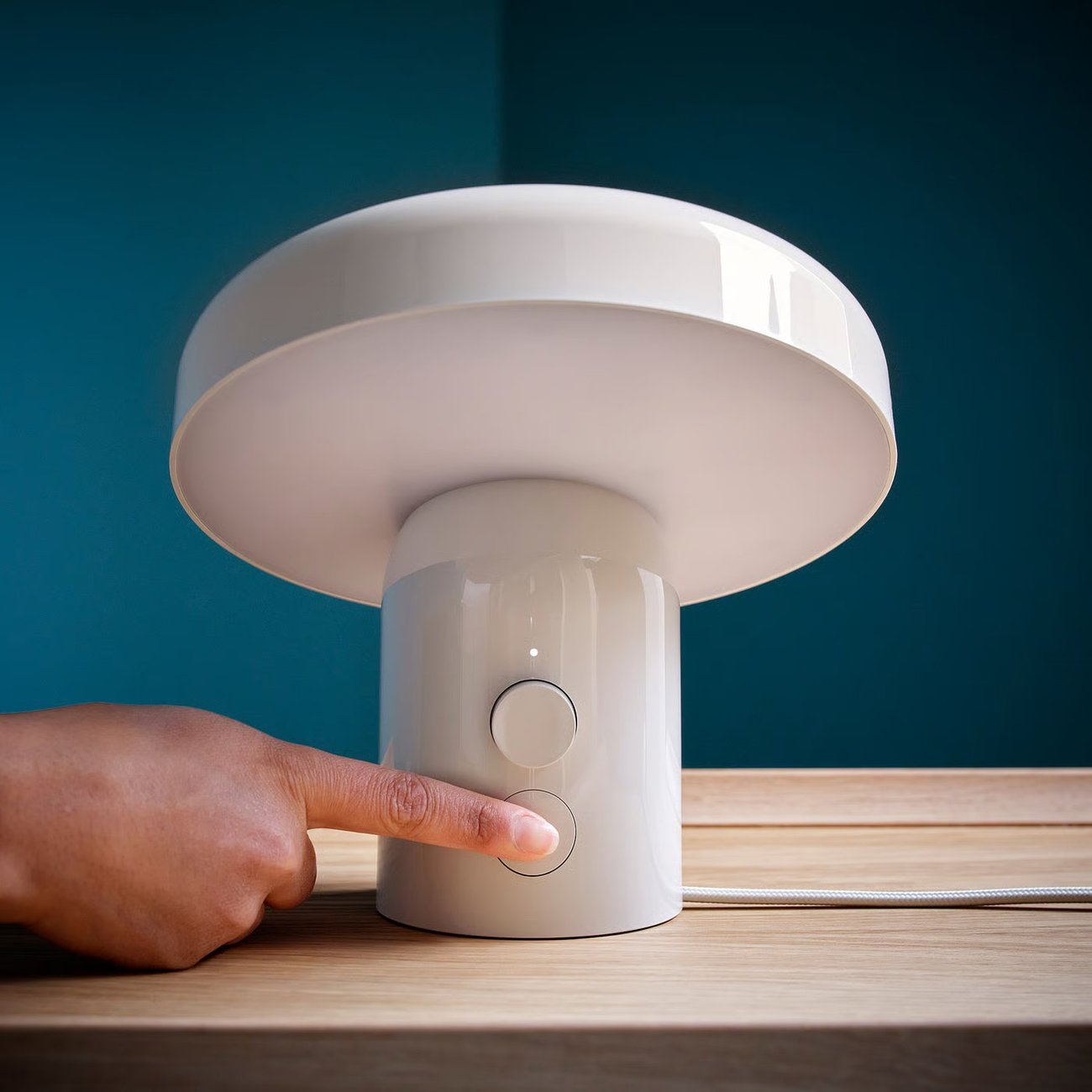 BLOMPRAKT Leuchte mit Bluetooth-Lautsprecher