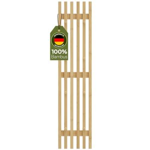 Bellamio Sava Garderobenpaneel – Flurgarderobe aus Bambus 110 x 25 cm
