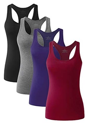 Tanktops im Vierer-Pack
