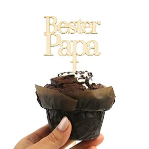 Cake Topper Holz | Bester Papa
